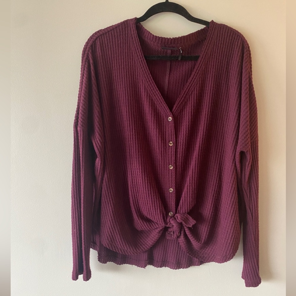 Urban Outfitters Waffle-knit Top
